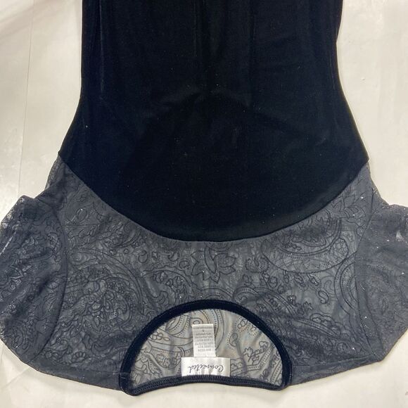 Vintage Connected Velvet Woman Dress Size 6 - Picture 9 of 12